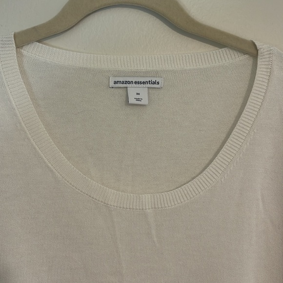 Cream lightweight sweater 3X - Picture 5 of 6